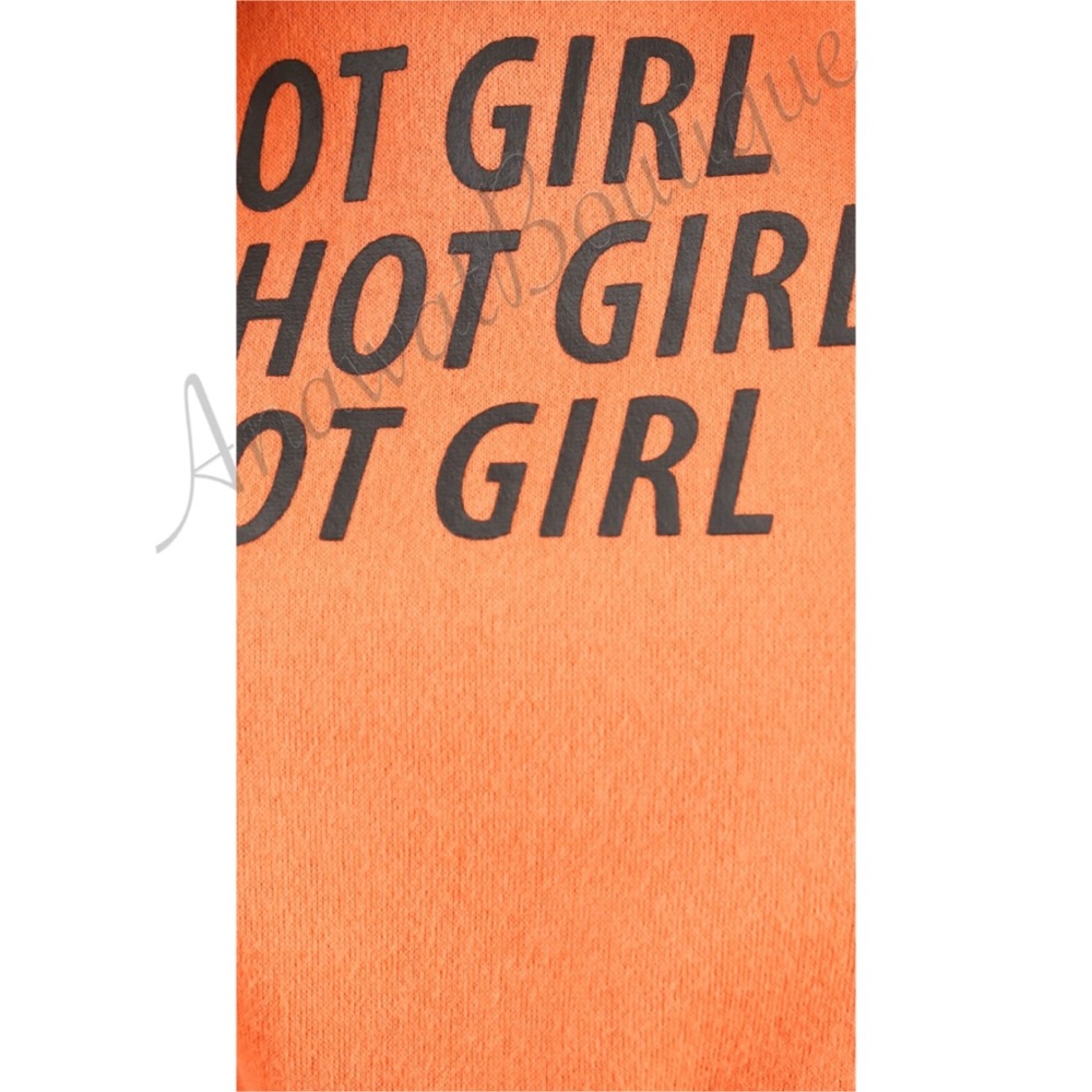 Hot Girl Cropped Hoodie - Picture 8 of 8